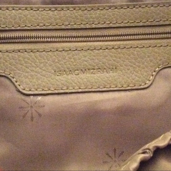 Leather Isaac Mizrahi Red Shoulder Bag - Picture 7 of 14